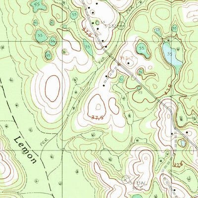 United States Geological Survey Tony Hill Bay, SC (1982, 24000-Scale) digital map