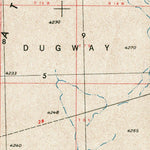 United States Geological Survey Tooele, UT (1953, 250000-Scale) digital map