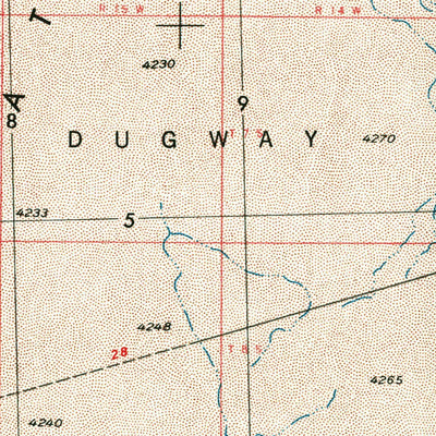 United States Geological Survey Tooele, UT (1953, 250000-Scale) digital map
