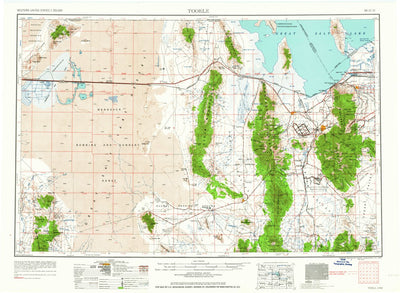 United States Geological Survey Tooele, UT (1955, 250000-Scale) digital map