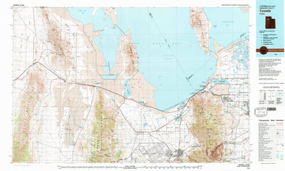 United States Geological Survey Tooele, UT (1979, 100000-Scale) digital map