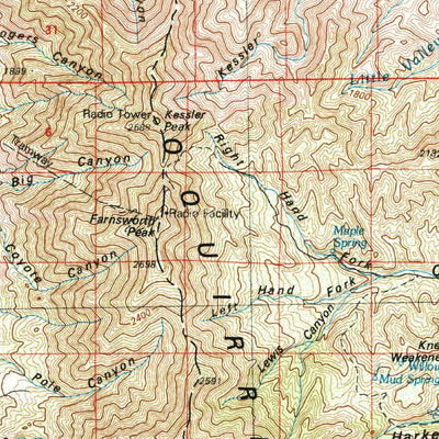 United States Geological Survey Tooele, UT (1979, 100000-Scale) digital map