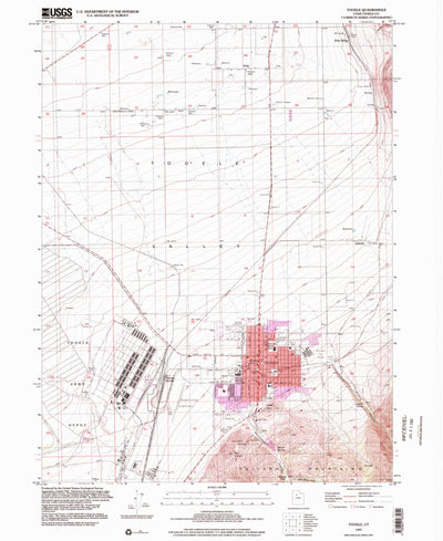 United States Geological Survey Tooele, UT (1997, 24000-Scale) digital map