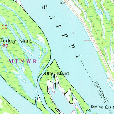 United States Geological Survey Toolesboro, IA-IL (1953, 24000-Scale) digital map