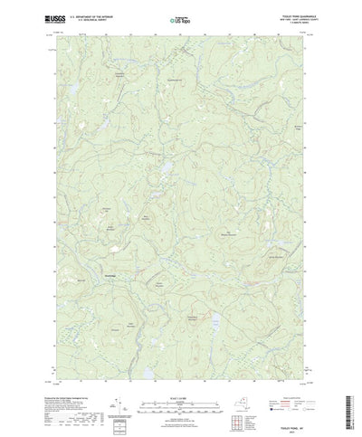 United States Geological Survey Tooley Pond, NY (2023, 24000-Scale) digital map