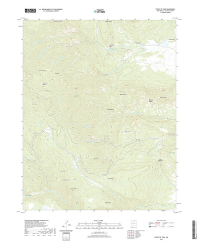 United States Geological Survey Tooth of Time, NM (2020, 24000-Scale) digital map