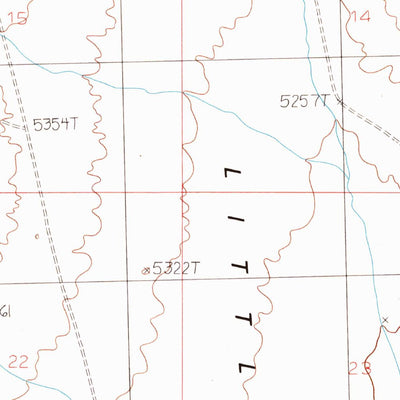 United States Geological Survey Topaz Mountain East, UT (1988, 24000-Scale) digital map