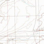 United States Geological Survey Topaz Mountain SW, UT (1988, 24000-Scale) digital map