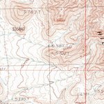 United States Geological Survey Topaz Mountain SW, UT (1988, 24000-Scale) digital map