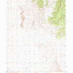 United States Geological Survey Topaz Mountain West, UT (1988, 24000-Scale) digital map
