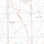 United States Geological Survey Topaz Mountain West, UT (1988, 24000-Scale) digital map