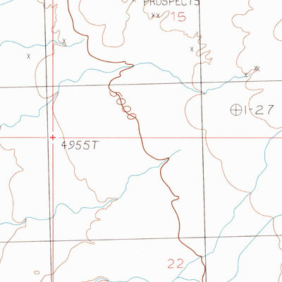 United States Geological Survey Topaz Mountain West, UT (1988, 24000-Scale) digital map