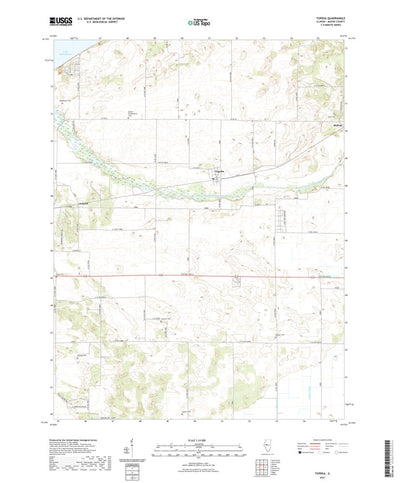 United States Geological Survey Topeka, IL (2021, 24000-Scale) digital map