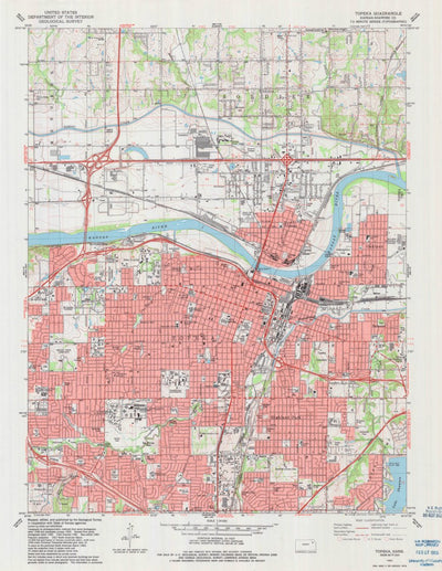 United States Geological Survey Topeka, KS (1983, 24000-Scale) digital map