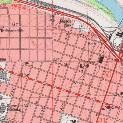 United States Geological Survey Topeka, KS (1983, 24000-Scale) digital map