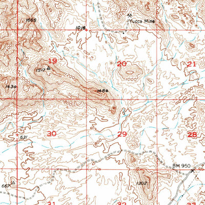 United States Geological Survey Topock, AZ-CA (1950, 62500-Scale) digital map