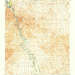 United States Geological Survey Topock, AZ-CA (1951, 62500-Scale) digital map