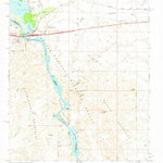 United States Geological Survey Topock, AZ-CA (1970, 24000-Scale) digital map