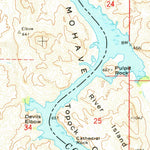 United States Geological Survey Topock, AZ-CA (1970, 24000-Scale) digital map