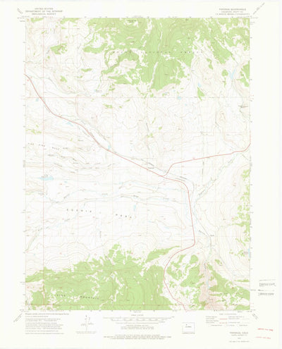 United States Geological Survey Toponas, CO (1972, 24000-Scale) digital map