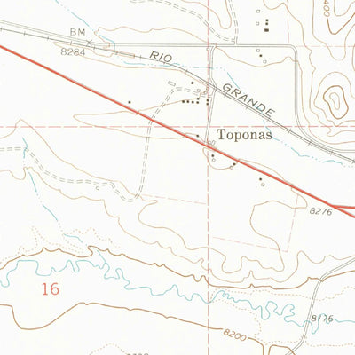 United States Geological Survey Toponas, CO (1972, 24000-Scale) digital map