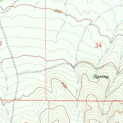 United States Geological Survey Toppenish Mountain, WA (1958, 24000-Scale) digital map