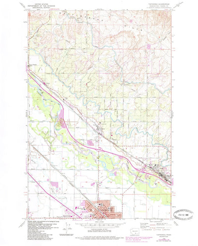 United States Geological Survey Toppenish, WA (1958, 24000-Scale) digital map