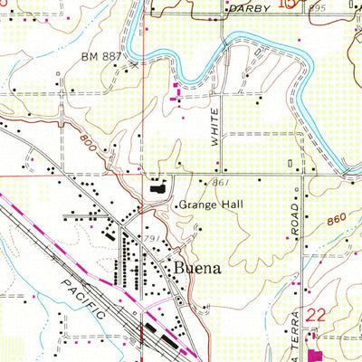 United States Geological Survey Toppenish, WA (1958, 24000-Scale) digital map
