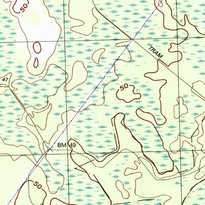 United States Geological Survey Topsail, NC (1997, 24000-Scale) digital map