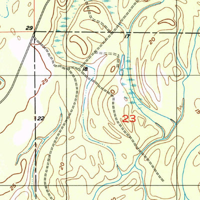 United States Geological Survey Topsy, LA (1998, 24000-Scale) digital map