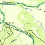 United States Geological Survey Topsy, TN (1936, 24000-Scale) digital map