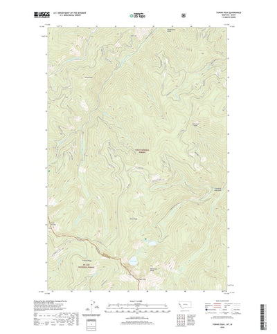 United States Geological Survey Torino Peak, MT (2020, 24000-Scale) digital map