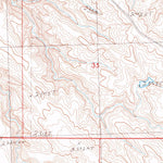 United States Geological Survey Tornado Ranch, SD (1983, 24000-Scale) digital map