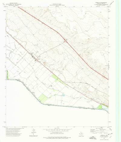 United States Geological Survey Tornillo, TX (1972, 24000-Scale) digital map