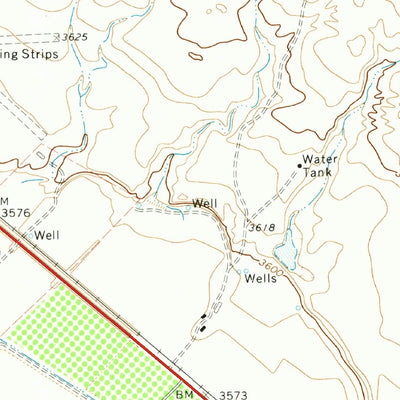 United States Geological Survey Tornillo, TX (1972, 24000-Scale) digital map