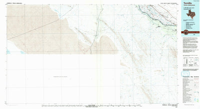 United States Geological Survey Tornillo, TX (1985, 100000-Scale) digital map
