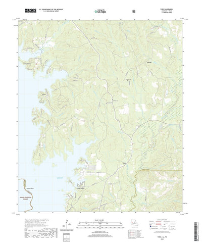 United States Geological Survey Toro, LA (2020, 24000-Scale) digital map