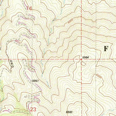 United States Geological Survey Toro Peak, CA (1981, 24000-Scale) digital map