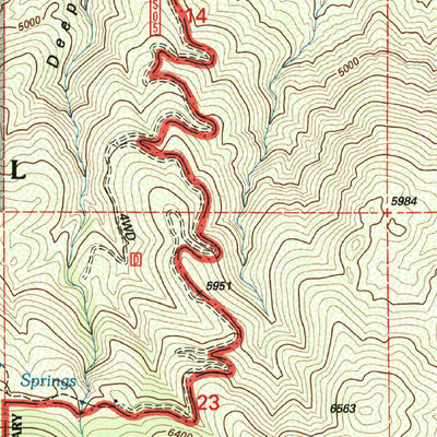 United States Geological Survey Toro Peak, CA (1996, 24000-Scale) digital map