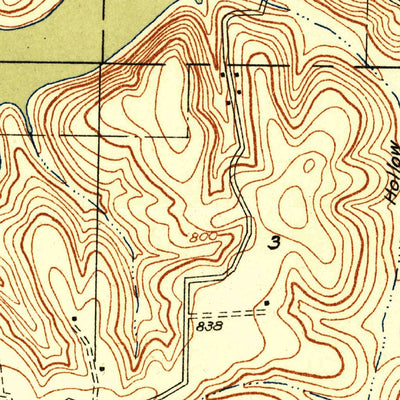 United States Geological Survey Toronto, MO (1934, 24000-Scale) digital map