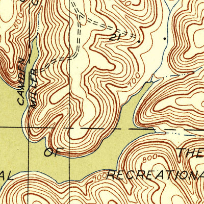 United States Geological Survey Toronto, MO (1934, 24000-Scale) digital map