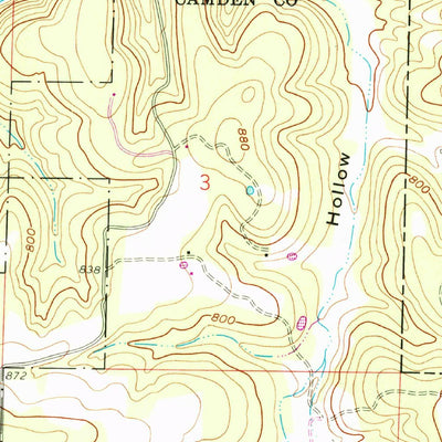 United States Geological Survey Toronto, MO (1959, 24000-Scale) digital map