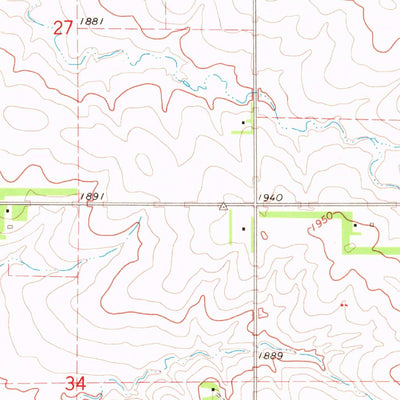 United States Geological Survey Toronto, SD (1970, 24000-Scale) digital map