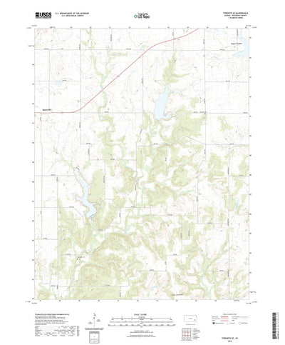 United States Geological Survey Toronto SE, KS (2022, 24000-Scale) digital map