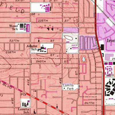 United States Geological Survey Torrance, CA (1964, 24000-Scale) digital map