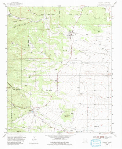 United States Geological Survey Torreon, NM (1954, 24000-Scale) digital map