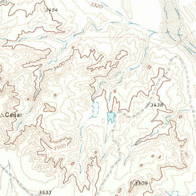 United States Geological Survey Torrey House, TX (1971, 24000-Scale) digital map