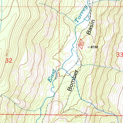 United States Geological Survey Torrey Lake, WY (1991, 24000-Scale) digital map