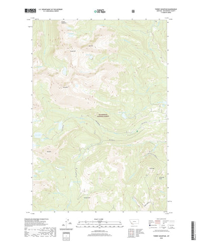 United States Geological Survey Torrey Mountain, MT (2020, 24000-Scale) digital map