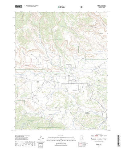 United States Geological Survey Torrey, UT (2023, 24000-Scale) digital map